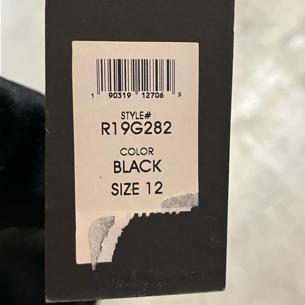 Rachel Zoe Dress Womens 8 Black Long Maxi Side Slit Sleeveless Deep Lace V Neck - Picture 10 of 12